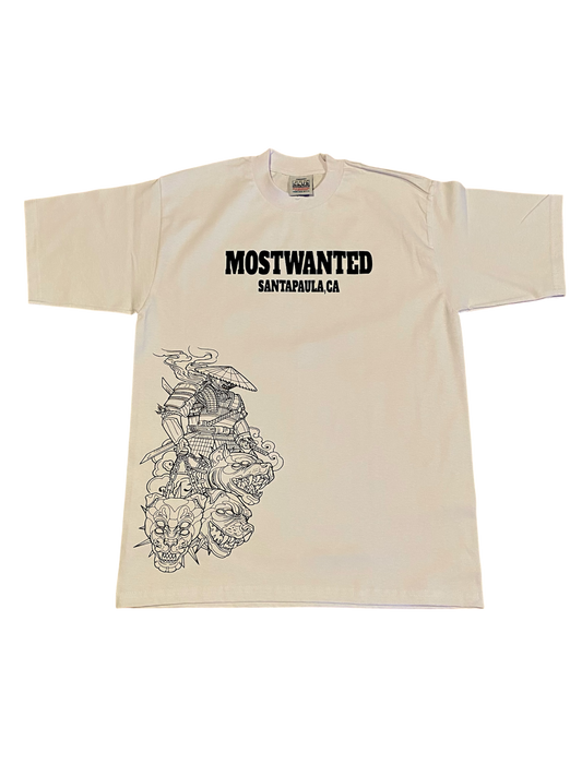 MOST WANTED  SP WHTE SHIRT