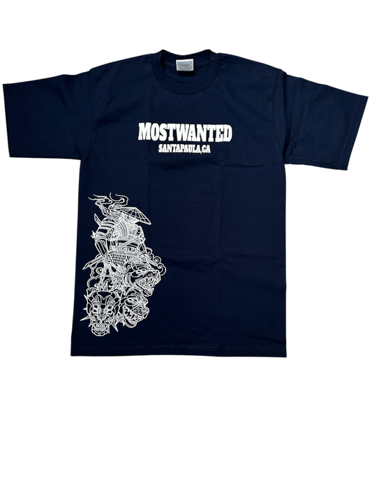 MOST WANTED SP NAVY BLUE SHIRT